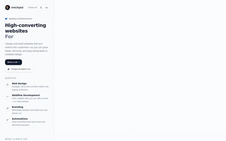 Screenshot of ehdcdigital.com