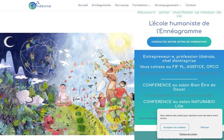 Ekrānuzņēmums no ehdenne.fr