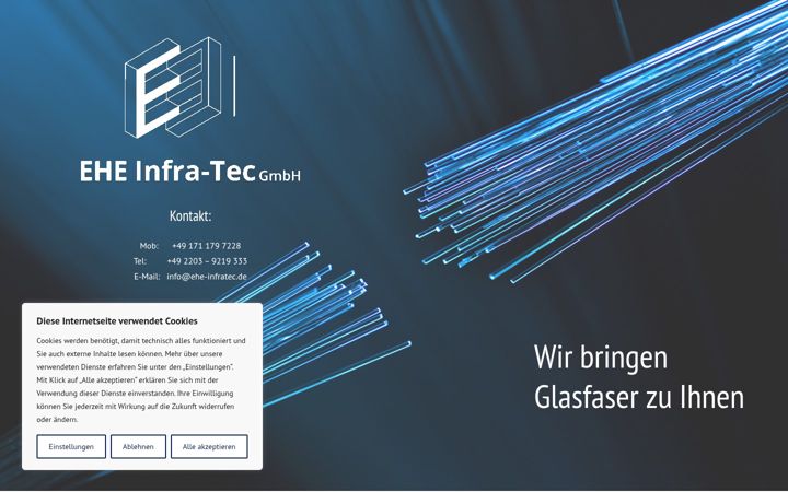 Ekrānuzņēmums no ehe-infratec.de