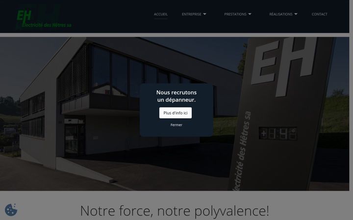 Screenshot of ehetres.ch