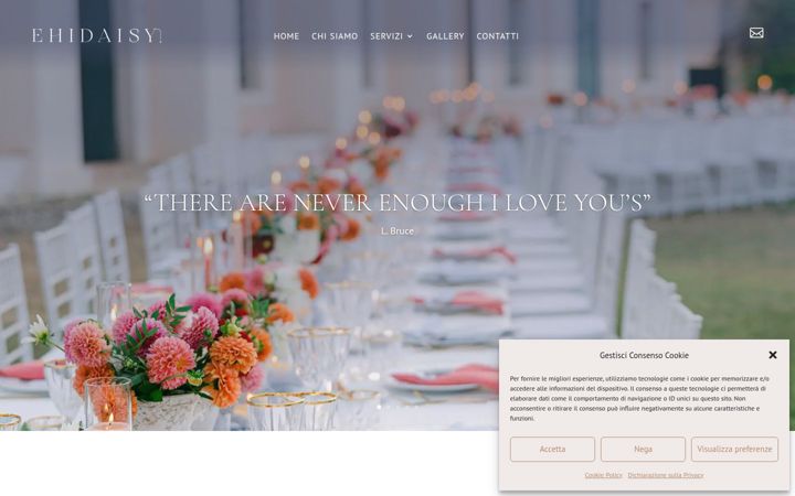 Screenshot of ehidaisyevents.com
