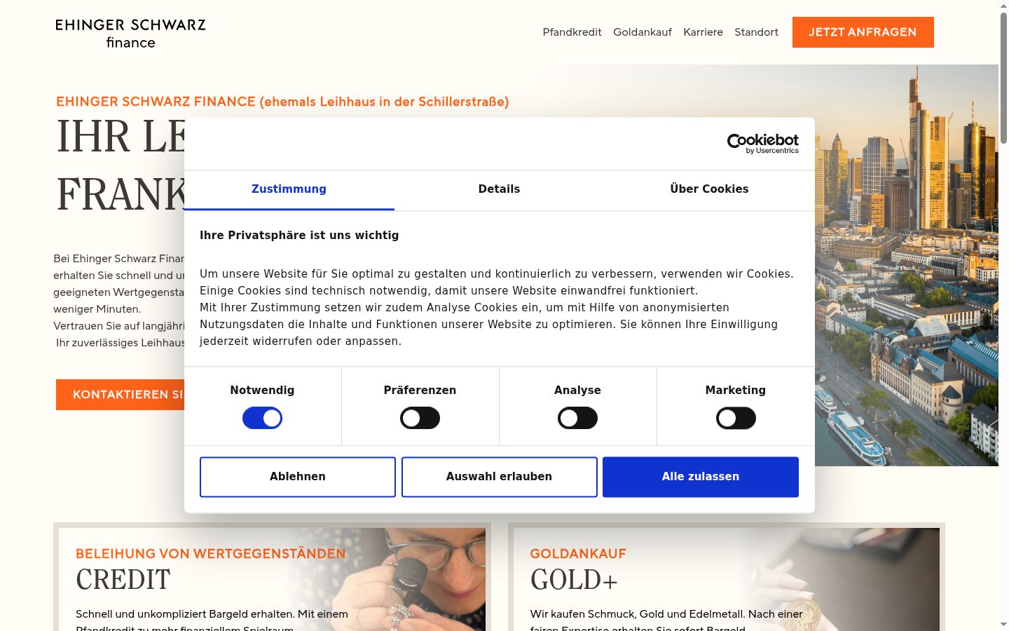 Sutikimo reklamjuostės, rodytos prieš bet kokią sąveiką, ekrano kopija