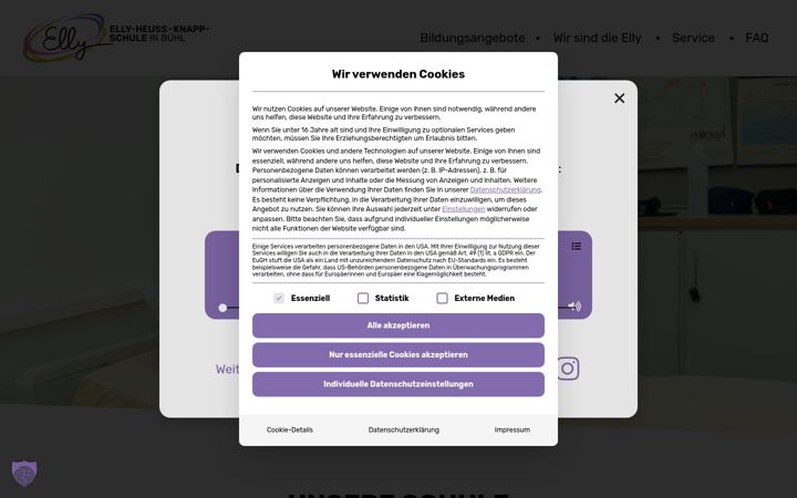 Captura de ecrã de ehks-buehl.de