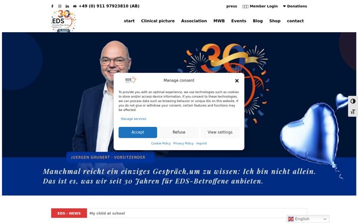 Zrzut ekranu ehlers-danlos-initiative.de