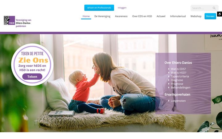 Screenshot ta' ehlers-danlos.nl