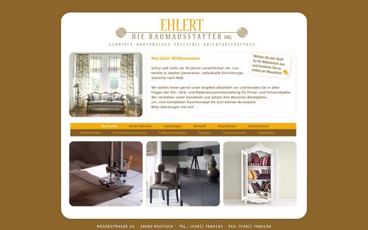 Zrzut ekranu ehlert-die-raumausstatter.de
