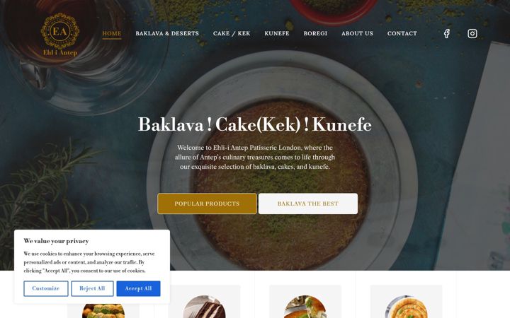 Screenshot of ehliantep.co.uk