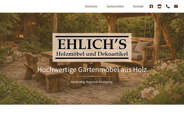 Zrzut ekranu ehlichs-holzshop.de