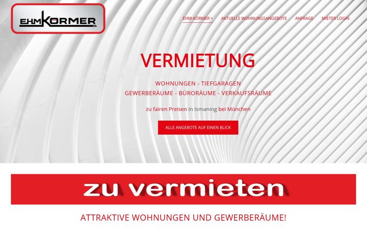 Zrzut ekranu ehm-koermer.de