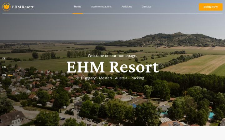 Screenshot of ehm-resort.com
