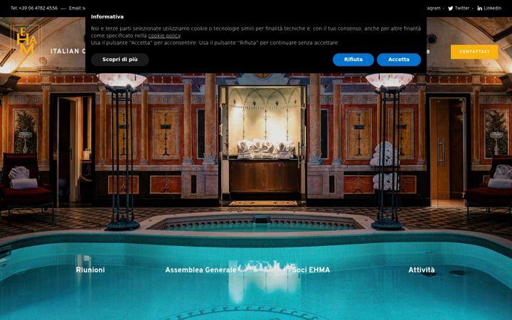 Screenshot of ehma-italia.it