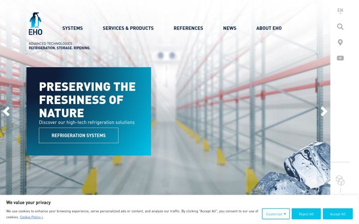 Screenshot of eho.eu
