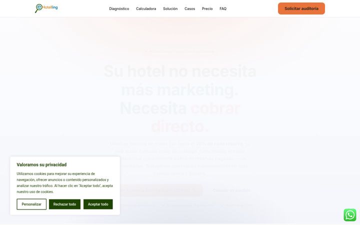 Screenshot of ehotelling.com