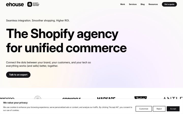 Screenshot of ehousestudio.com