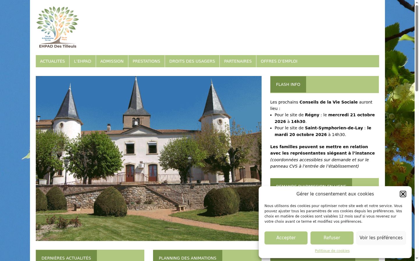 Screenshot tal-banner tal-kunsens muri qabel kwalunkwe interazzjoni