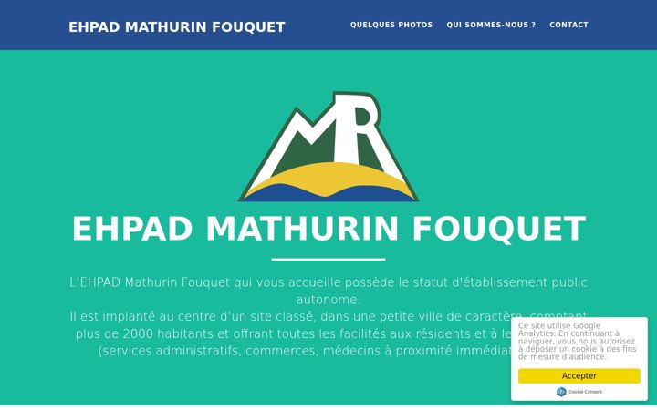 Ekrānuzņēmums no ehpad-fouquet.fr