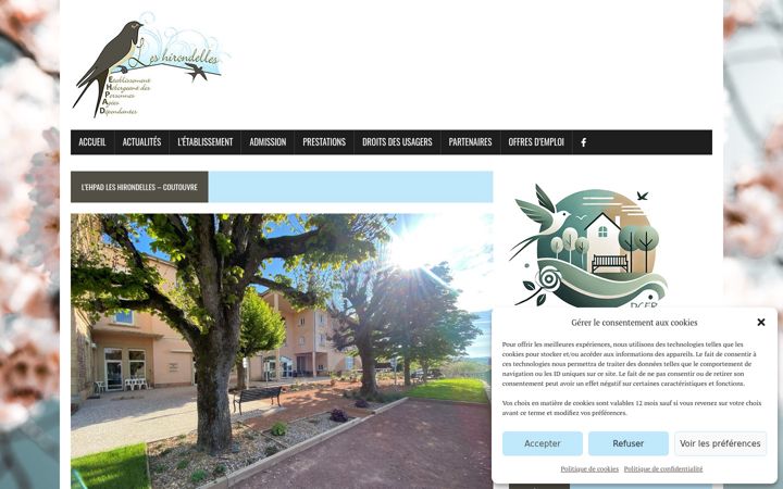 Screenshot ta' ehpadcoutouvre.fr