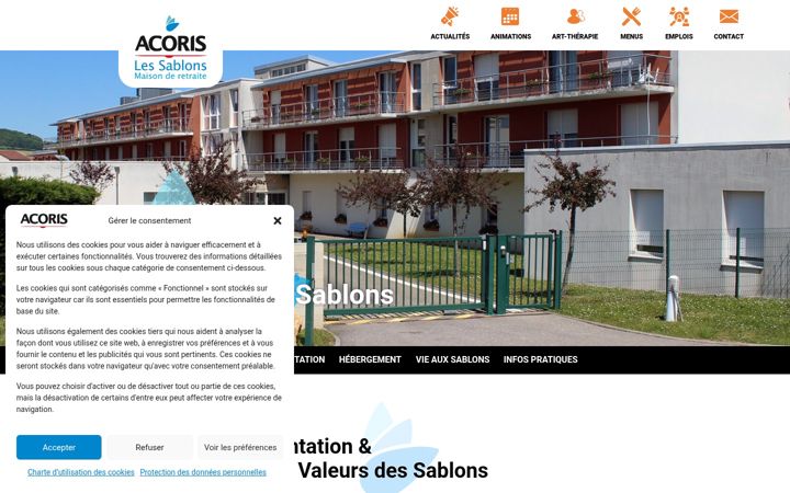 Screenshot ta' ehpadlessablons.fr