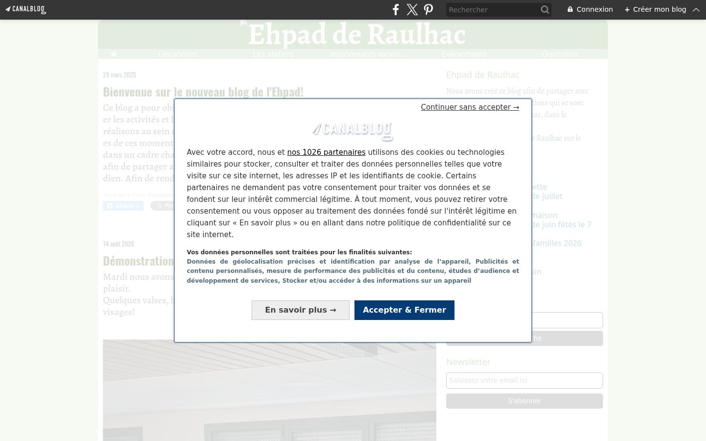 Screenshot van de toestemmingsbanner zoals getoond vóór enige interactie