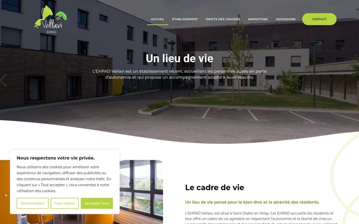 Screenshot ta' ehpadvellavi.fr