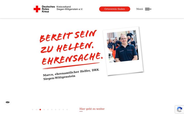 Screenshot ta' ehrenamt-ist-ehrensache.de