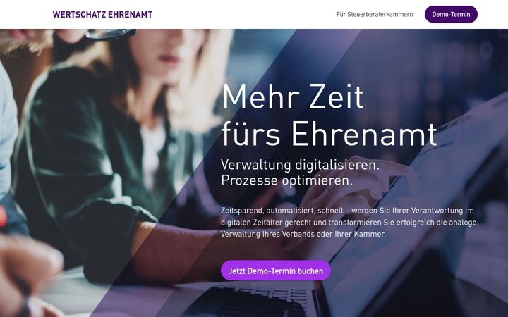 Screenshot of ehrenamt-software.com