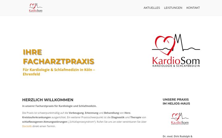 Ekrānuzņēmums no ehrenfelder-kardiologe.de