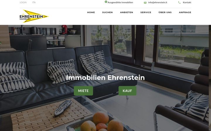 Screenshot of ehrenstein.it