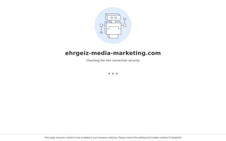 Screenshot of ehrgeiz-media-marketing.com