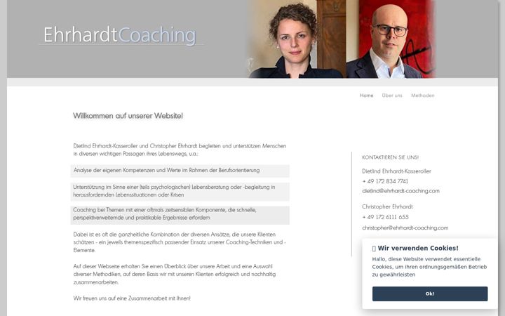 Screenshot of ehrhardt-coaching.com