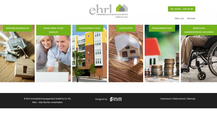 Screenshot van ehrl-immobilien.de