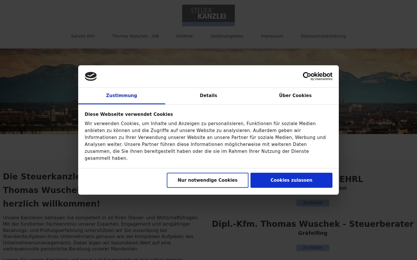 Ekrānuzņēmums ar piekrišanas baneri, kas tika rādīts pirms jebkādas mijiedarbības