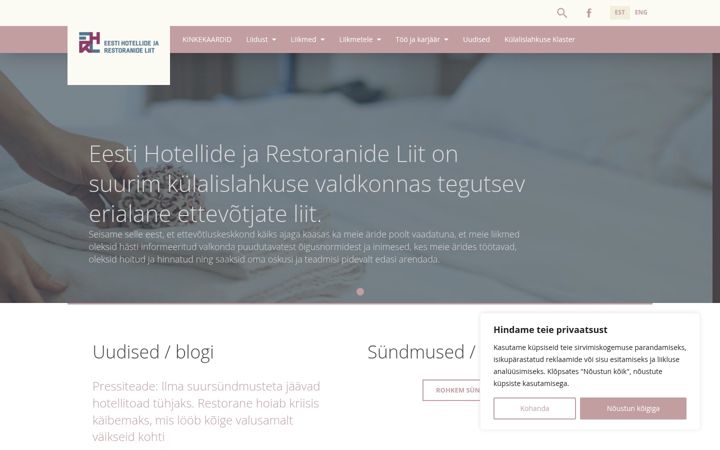 Screenshot of ehrl.ee