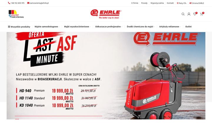 Screenshot of ehrle.sklep.pl