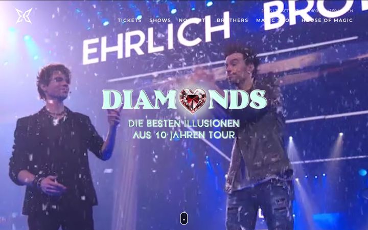 Screenshot of ehrlich-brothers.com