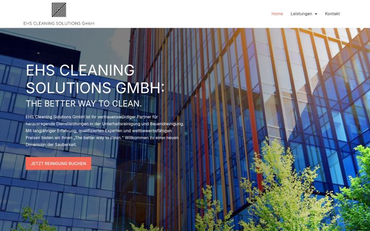 Screenshot of ehs-cleaningsolutions.de