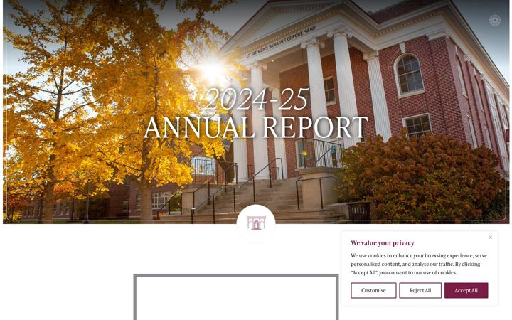 Snímek obrazovky ehsannualreport.org