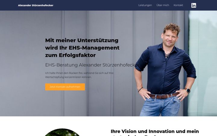 Screenshot of ehsberatung-stuerzenhofecker.de