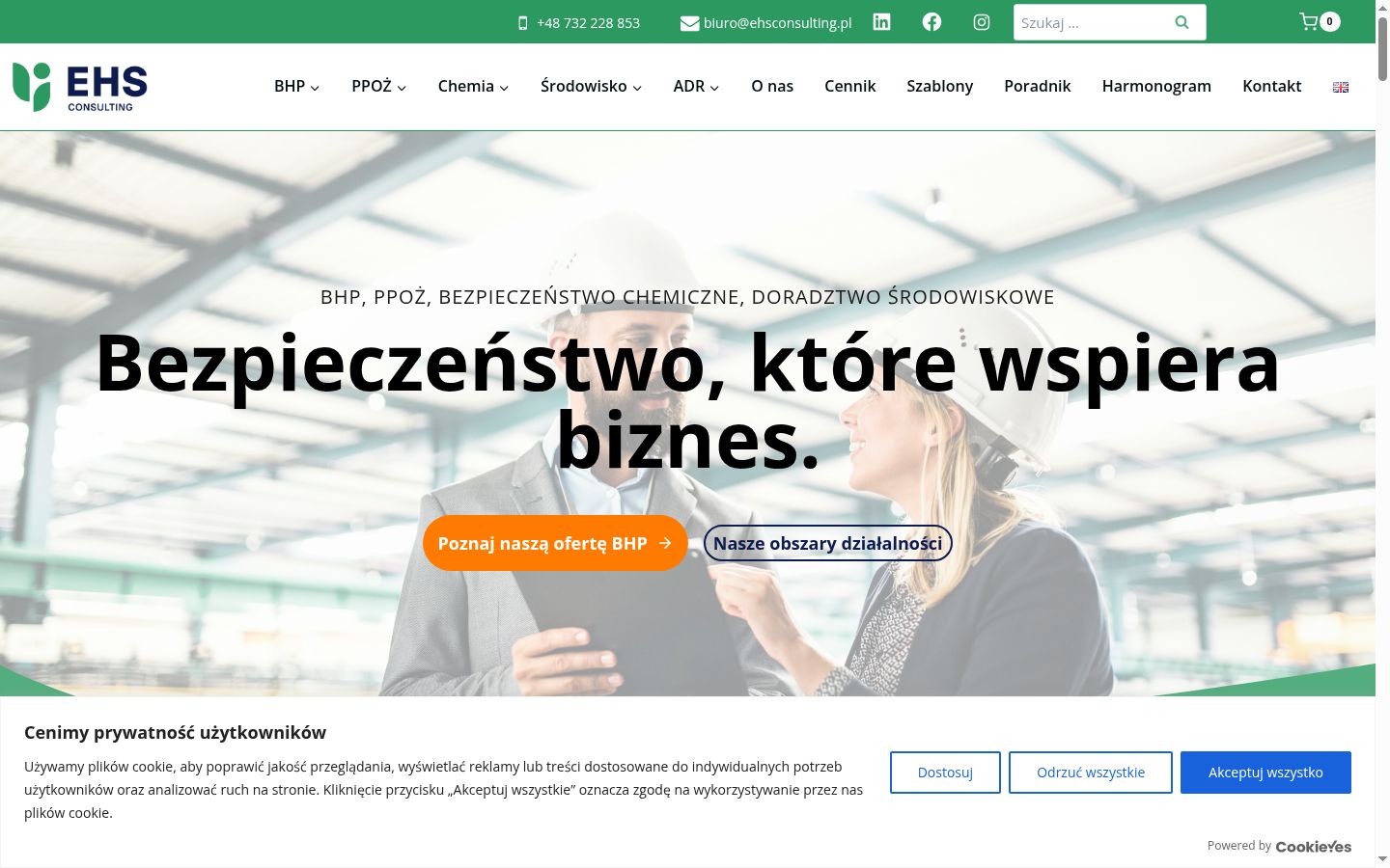 Snímek obrazovky baneru souhlasu zobrazeného před jakoukoli interakcí