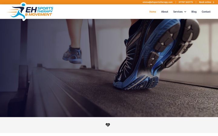 Screenshot of ehsportstherapy.com
