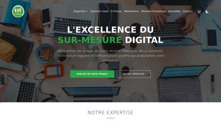 Екранна снимка на eht-info.fr