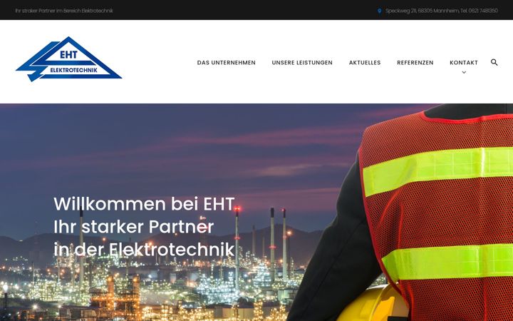Screenshot of eht-mannheim.de