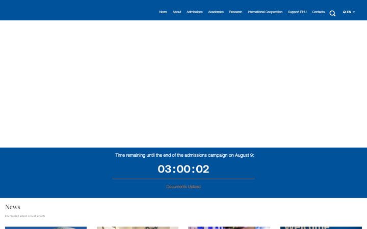 Screenshot of ehuniversity.lt