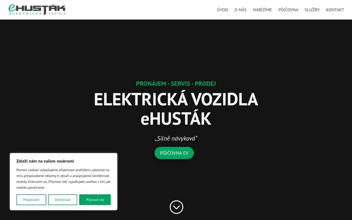 Snímek obrazovky ehustak.cz