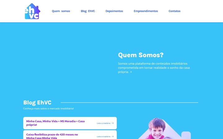 Snímek obrazovky ehvc.com.br