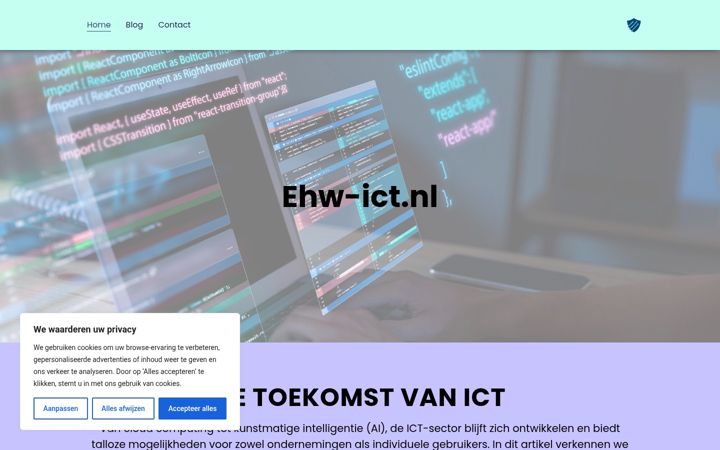 Captura de pantalla de ehw-ict.nl