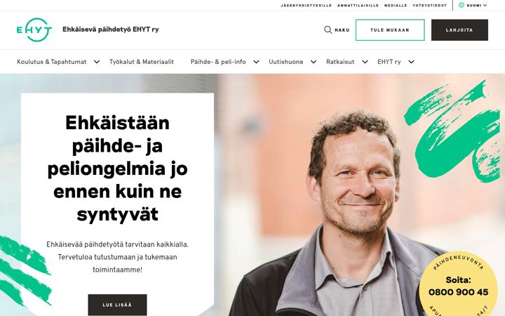 Screenshot of ehyt.fi