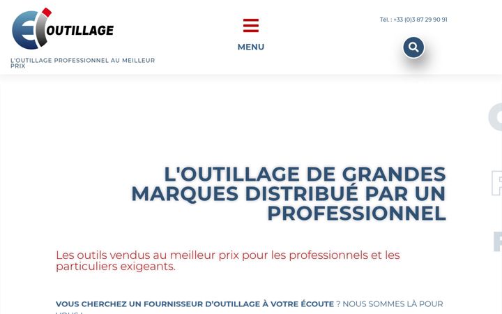 Екранна снимка на ei-outillage.fr