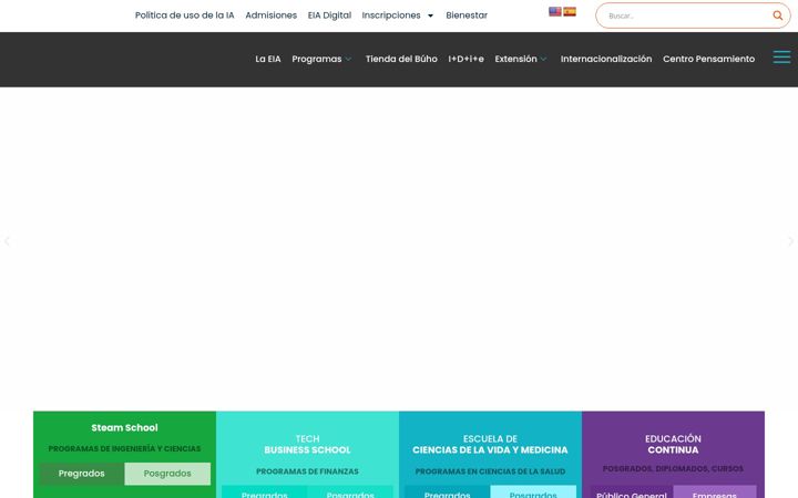 Screenshot ta' eia.edu.co