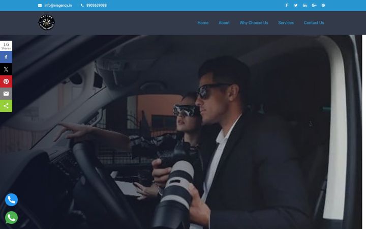 Screenshot of eiagency.in